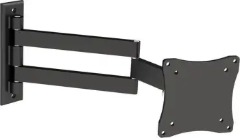Mbajtës muri rrotullues për TV FN101, 13"-27", VESA 75x75 100x100, i zi
