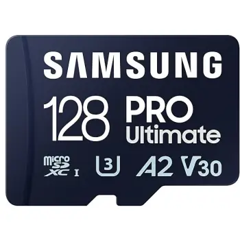 Kartë Memorie SD CARD 128GB Samsung PRO Ultimate microSDXC 200MB/s +USB card reader