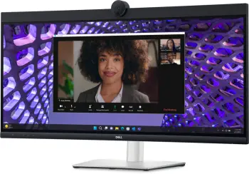 Monitor Dell P3424WEB / 34.1″/ 4K Ultra HD IPS / Curved / LCD / 60Hz / 8ms / Webcam / HDMI + DisplayPort + USB – Zezë