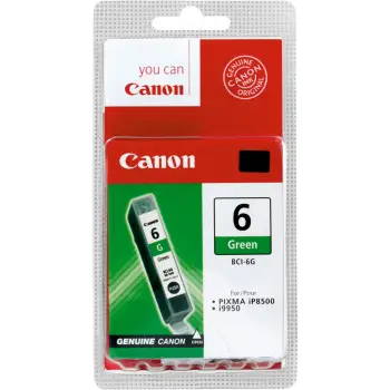INK Canon BCI-6G deri në kapacitet standard sipas ISO/IEC 24711 – Gjelbër