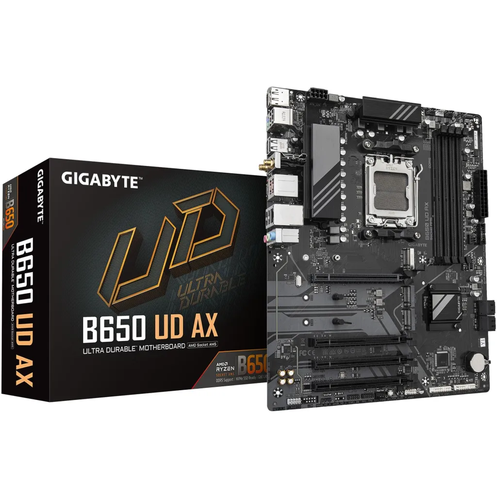 Pllakë Amë Gigabyte B650 UD AX DDR5 ATX - 1