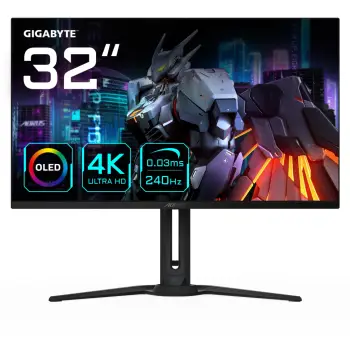 Monitor Gigabyte AORUS FO32U2 / 32″ / 4K UHD / OLED / 240Hz / 0.03ms / HDMI + DP + USB-C / E zezë