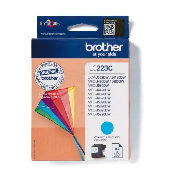 INK Brother LC-223C deri në 550 faqe sipas ISO/IEC 24711 – Blu