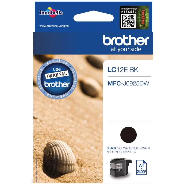 INK Brother Original Cartridge LC-12E BK – Zezë - 1