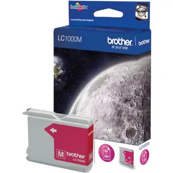 INK Brother LC-1000M deri në 400 faqe sipas ISO/IEC 24711 – Rozë
