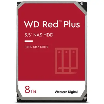 HDD të Brendshëm Western Digital 4TB WD40EFPX Red Plus 5400RPM 256MB