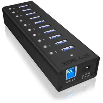 Aksesorë për disqe Hot-Swap Frame: 1× 3.5″ SATA/SAS to 1× SATA host, EasySwap trayless design, steel/plastic – ICY BOX