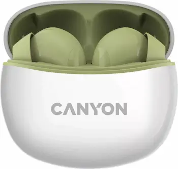 Kufje Canyon TWS-5 CNS-TWS5GR Bluetooth 5.3, In-Ear, mikrofon, 7.5h, 10m, gjelbër