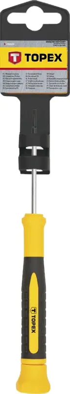 Kaçavidë precize Torx Topex 39D775 T5 135 mm, e verdhë/zezë