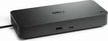 Stacion docking USB-C Dell Pro Dock WD25 (210-BRFQ), 100W Power Delivery, 2x DisplayPort, 1x HDMI, 4x USB-A, 2x USB-C, 2.5GbE, i zi