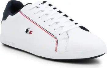 Atlete për meshkuj Lacoste, të bardha [Madhësia: 39.5]