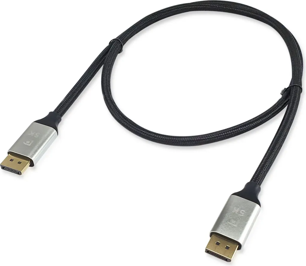 Kabllo DisplayPort 1.4 Premium Equip, 5m, Alumini, E zezë - 2