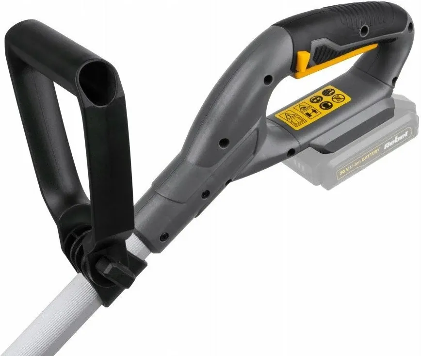 Trimer baterik Rebel Tools RB-5002.1 20V 22 cm, e zezë/gri - 4