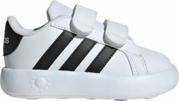 Këpucë për fëmijë adidas, të bardha dhe të zeza [Madhësia: 24]