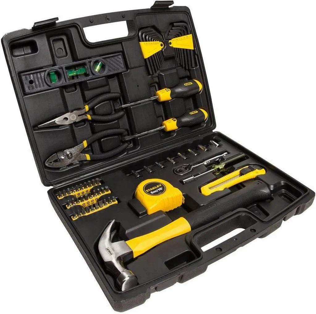 Set veglash Stanley STMT0-94248, me valixhe plastike, e verdhë, 65 copë - 1