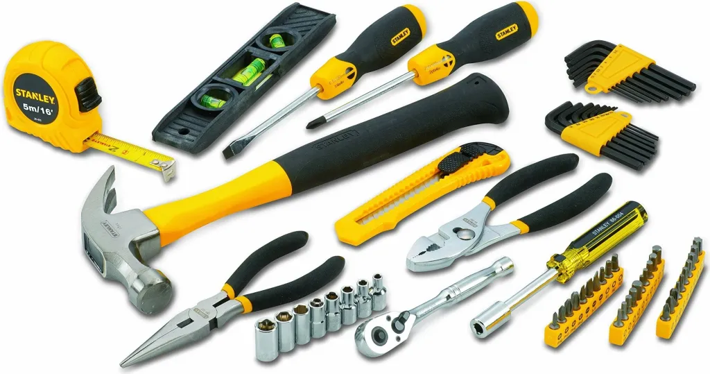 Set veglash Stanley STMT0-94248, me valixhe plastike, e verdhë, 65 copë - 2