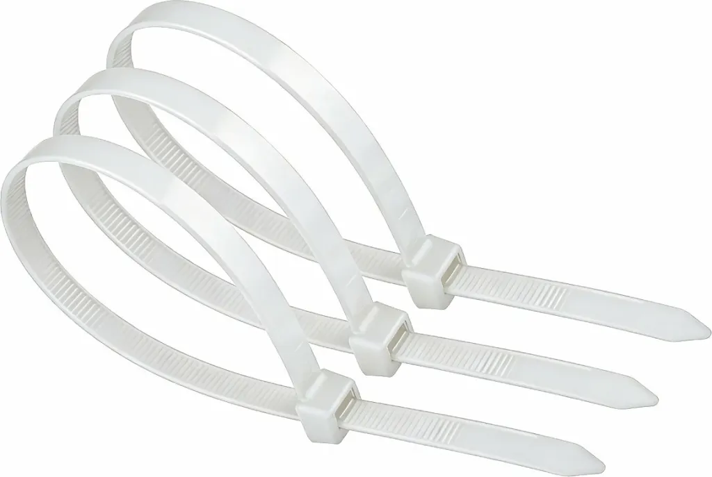 Lidhëse kabllosh ZOY Clamp 3.6x300 mm, 100 copë, e bardhë - 1