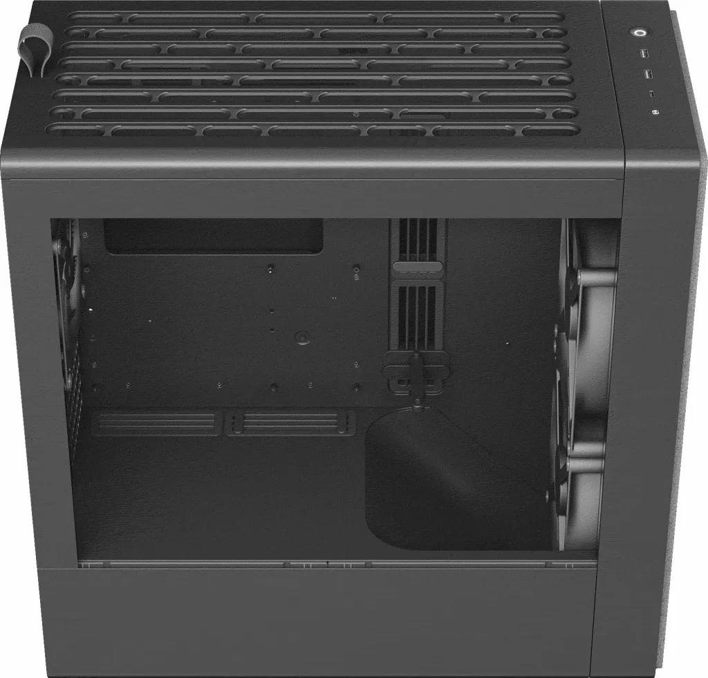 Kasë Havn BF 360 Flow (HVN-CA-BF360-04), Midi Tower, E-ATX/ATX, x3 ventilator, USB-C, e zezë - 4