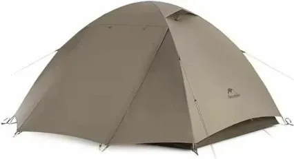 Tendë kampingu Naturehike Cloud creek 3 vinyl edition, kafe e çelët - 1