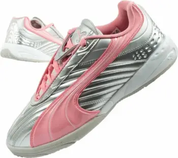 Atlete Puma V-S2 Goalgetter për të rinj, hiri/argjend [Madhësia: 38]