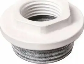 Tapë radiator reduktuese Hydroland 1" x 1/2" majtë, e bardhë
