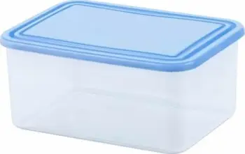Kuti ushqimi Curver 1.2L plastike me kapak, blu, 1 copë