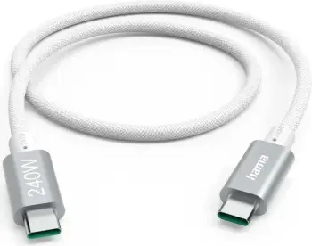 Kabëll USB-C në USB-C Hama 240W 1.5m bardhë