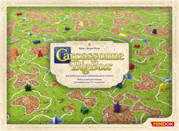 Lojë tavoline Bard Carcassonne II Edition Big Box, 2-5 lojtarë, 45 min, 7+, version polonisht, set me zgjerime
