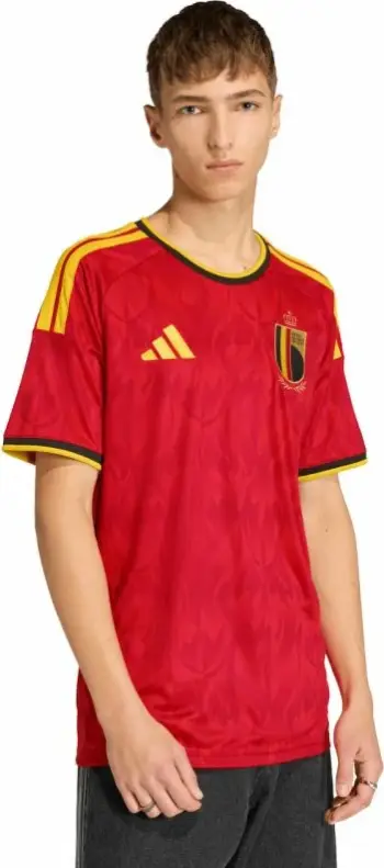 Fanellë futbolli meshkuj adidas Belgium 26 Home JM8381, e kuqe [Madhësia: XL]