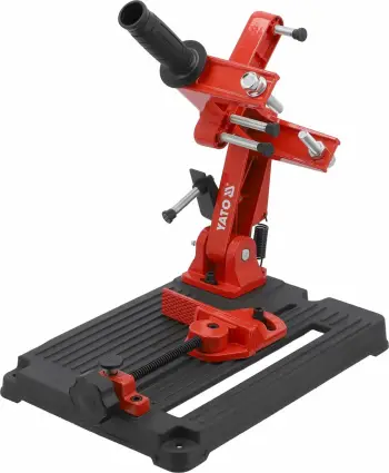 Mbajtëse për brusë këndore Yato YT-82976, 180/230 mm, prerje max 60 mm, kënd 45°, e kuqe/zezë