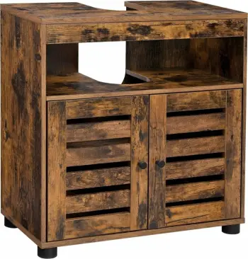 Kabinet banjoje nën lavaman Leobert BBK04BXV1 60x30x63 cm, kafe rustike