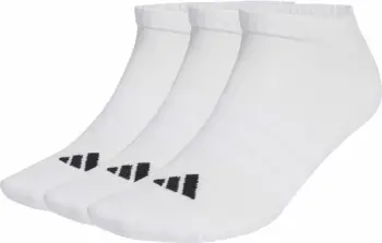 Çorape të shkurtra adidas Cushioned Essentials JZ0535, të bardha, set prej 3 palë [Madhësia: 34 - 36]