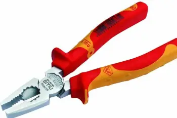 Pincë universale e izoluar NWS NW109-49VDE205 205mm 1000V, kuqe/verdhe