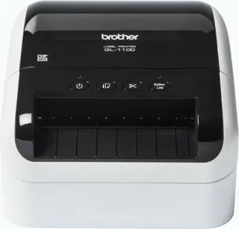 Printer etiketash Brother QL-1100C, termal, USB/Wi-Fi/Bluetooth, bardhë-zi