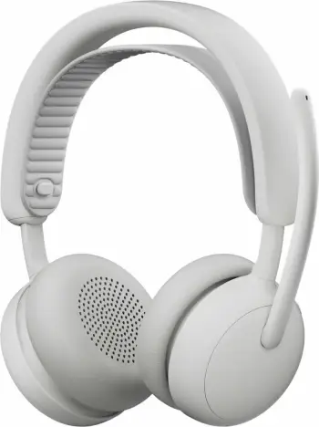 Kufje Logitech Zone Wireless 2 ES 981-001508, Bluetooth/USB-C, ANC, të bardha