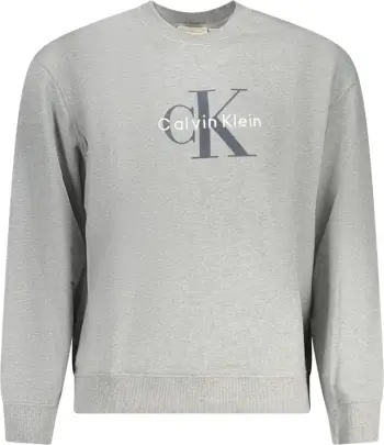 Duks për meshkuj Calvin Klein zip-up, gri [Madhësia: XL]
