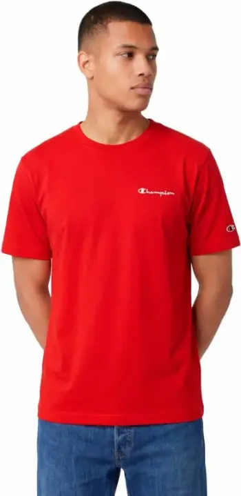 Maicë për meshkuj Champion SS Tee 221798 RS067, e kuqe [Madhësia: M]