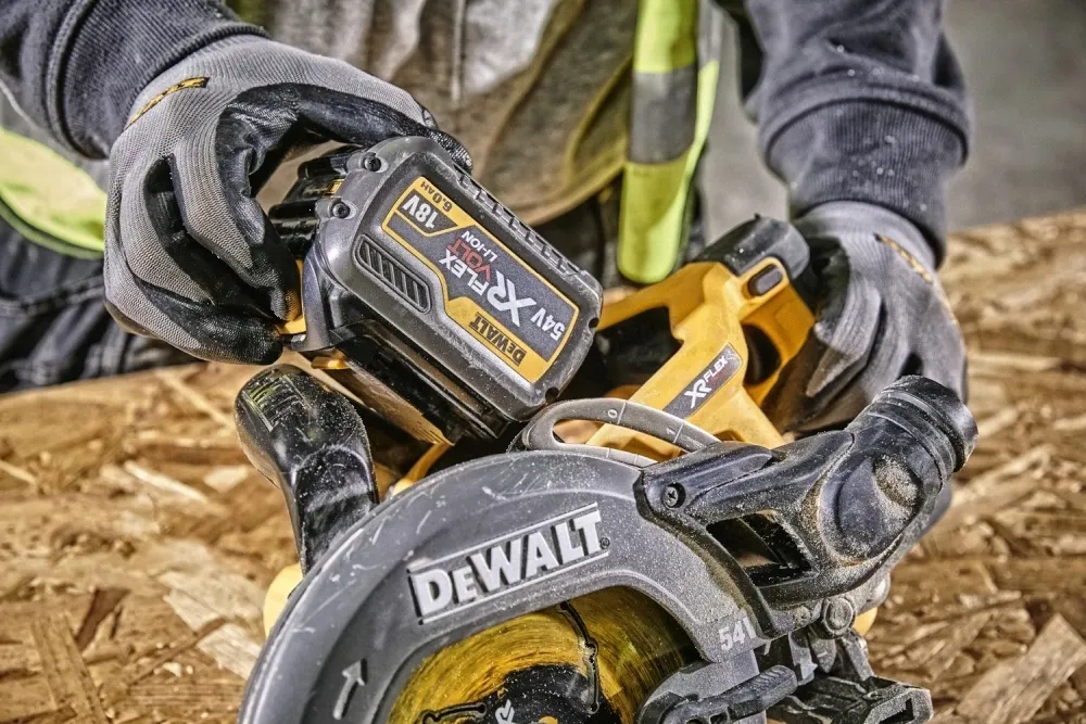 Sharrë rrethore Dewalt DCS577N XR FLEXVOLT 54V/18V brushless 184mm BARE - 5