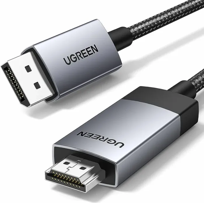 Kabllo DisplayPort në HDMI UGREEN 15774, 2 m, 4K@60Hz HDR, aktiv - 1