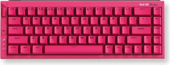 Tastierë gaming MCHOSE Ace 68 Turbo (HW-Ace68Turbo-8), 65% (68 taste), Hall Effect magnetike, USB e lidhur, RGB, pink