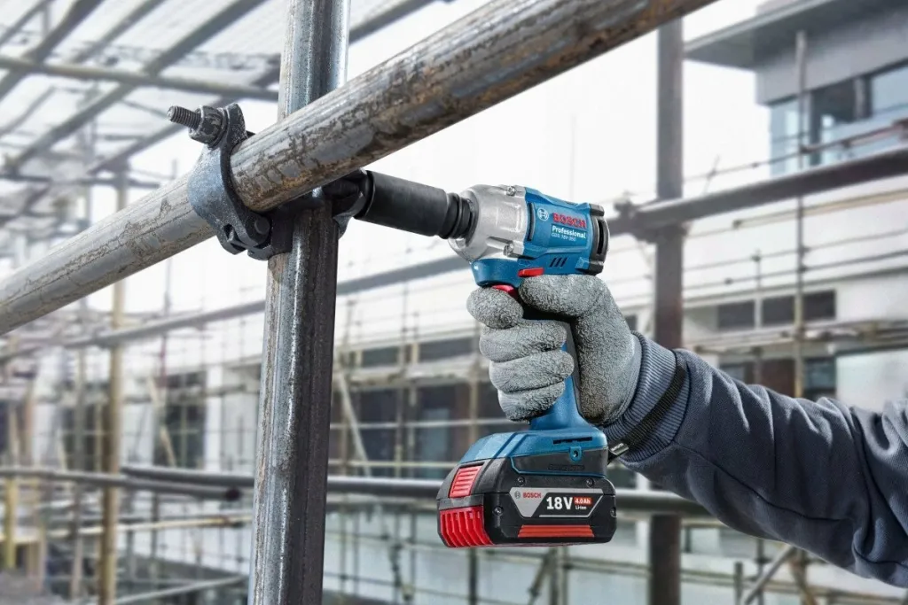 Çelës impakti Bosch Professional GDS 18V-350, 18V, 350 Nm, 1/2\", 2x 4.0Ah, brushless, me valixhe, blu - 2