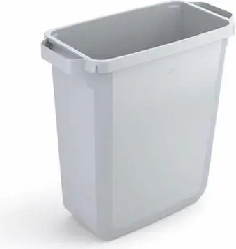Kosh mbeturinash Durable Durabin 60L 1800496050 N, pa kapak, plastikë, gri