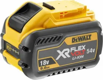 Bateri DeWalt FLEXVOLT DCB547 18/54V 9.0/3.0Ah, set 2 copë, e verdhë/zezë