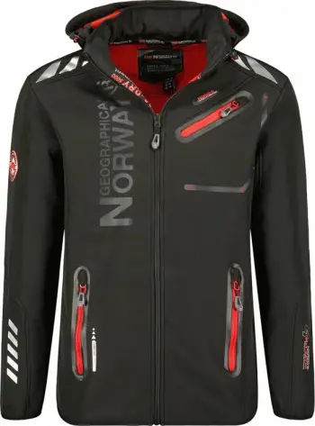 Jakne softshell për meshkuj Geographical Norway, e zezë [Madhësia: XXXL]