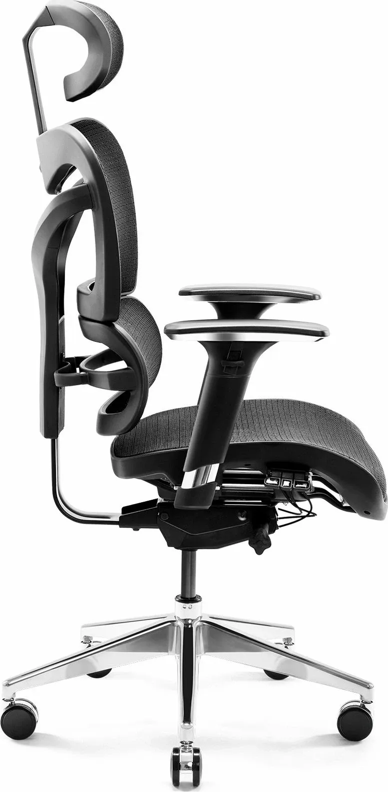 Karrige zyre Diablo Chairs V-Commander, ergonomike me rregullim lartësie/tilt, 140 kg, e zezë - 3