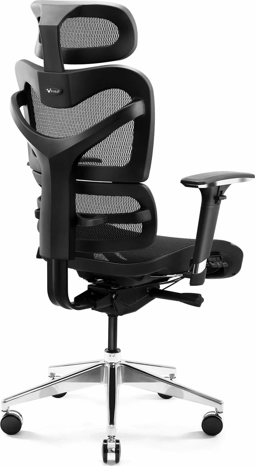 Karrige zyre Diablo Chairs V-Commander, ergonomike me rregullim lartësie/tilt, 140 kg, e zezë - 4