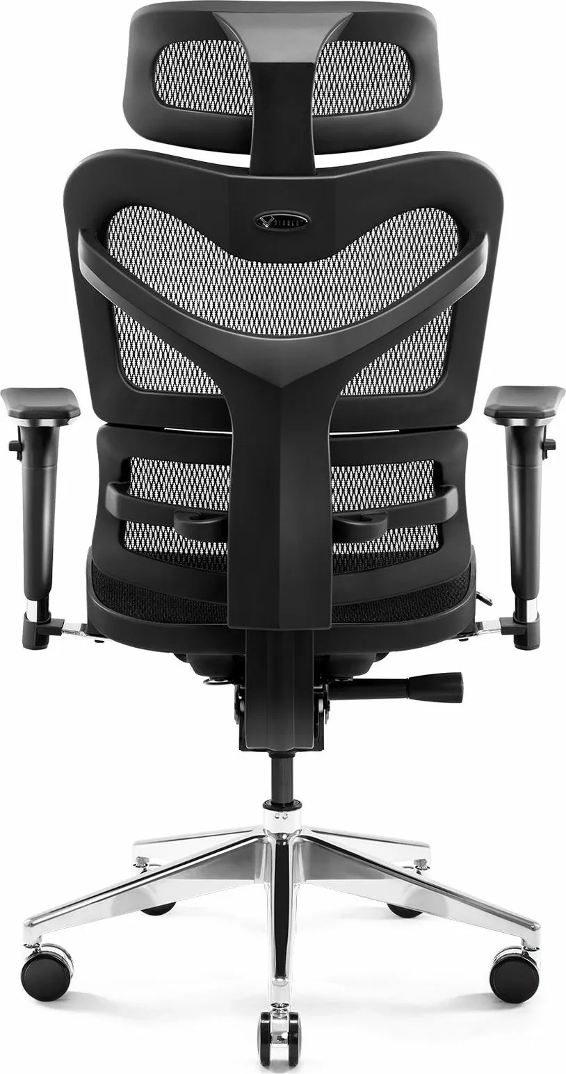 Karrige zyre Diablo Chairs V-Commander, ergonomike me rregullim lartësie/tilt, 140 kg, e zezë - 5