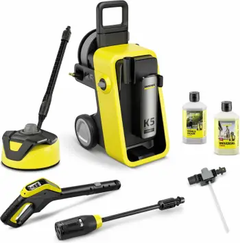 Myjkë me presion Karcher K 5 Comfort Premium Connect Home EU 2100 W, 145 bar, 500 l/h, zorrë 10 m, e verdhë, set Home