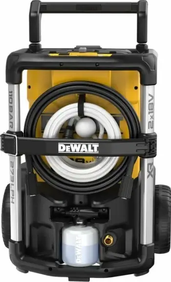 Larëse me presion pa kabllo DeWalt DCMPW1600N 2x18V XR 110 bar, verdhë/zi