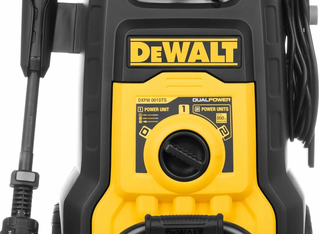 Pastrues me presion DeWalt DXPW001DTS 2800W 160 bar 810 l/h, zorrë 10 m, set me 2 turbo grykë, verdhë/zi - 10